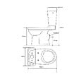 GODART - Pack WC avec lave mains intégré gain de place Sortie Horizontale - vignette