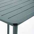 OVIALA - Table carrée de terrasse (70x70cm) vert foncé - Almada - vignette