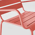 OVIALA - Fauteuil de jardin bas relax acier argile - Palavas - vignette