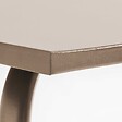 OVIALA - Ensemble table de jardin et 8 chaises en métal taupe - Palavas - vignette