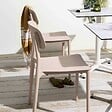 OVIALA - Lot de deux chaises en polypropylène rose - Sofia - vignette