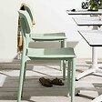 OVIALA - Lot de deux chaises en polypropylène vert menthe - Sofia - vignette