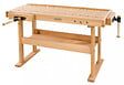 RAMIA - Etabli de bois (plateau hêtre Massif) finition vernis ou huile longueur 150 cm Diamond 1500 Ramia - vignette