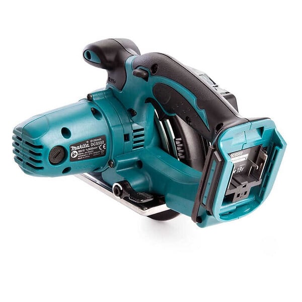 MAKITA - Scie circulaire à métaux Ø 136 mm  2x5Ah 18VLXT ®DCS552RTJ en MAKPAC - large