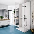 U-TILE - Barre porte serviette acier inox brossé pour modèle 1200 W - vignette