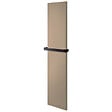 U-TILE - Radiateur électrique Monochrome - coloris brun - 1200 Watts - 200 x 50 cm vertical - vignette