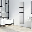 U-TILE - Radiateur électrique verre trempé blanc - 800 Watts - 180 x 40 cm vertical - vignette