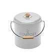 GUILLOUARD - seau à  compost rond 4.5l blanc - 040606 - vignette