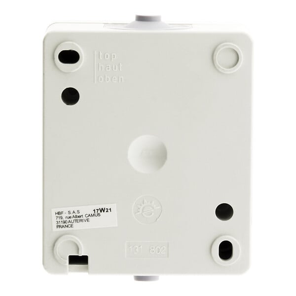 ZENITECH - Interrupteur va et vient 10A IP54 - noir - Aquae - Zenitech - large