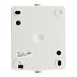 ZENITECH - Double interrupteur va et vient 10A IP54 - noir - Aquae - Zenitech - vignette