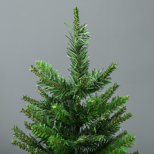 HOMCOM - Sapin de Noël artificiel avec 310 branches, support en acier, arbre de Noël artificiel avec socle pliable en acier, hauteur 120 cm, vert - large