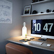 DESIGNERBO - Lampe LED rechargeable H31 - Blanc - IP44 - 3W - vignette