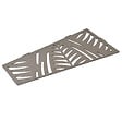 U-TILE - Etagère de douche en acier inox 26,2 x 12/7 cm x 2 mm - Rectangulaire design Jungle - fixation sans perçage - vignette