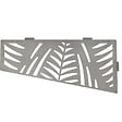 U-TILE - Etagère de douche en acier inox 26,2 x 12/7 cm x 2 mm - Rectangulaire design Jungle - fixation sans perçage - vignette