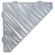 U-TILE - Etagère de douche en acier inox 20,4 x 20,4 cm x 2 mm - Pentagone design Tiger - fixation sans perçage - vignette