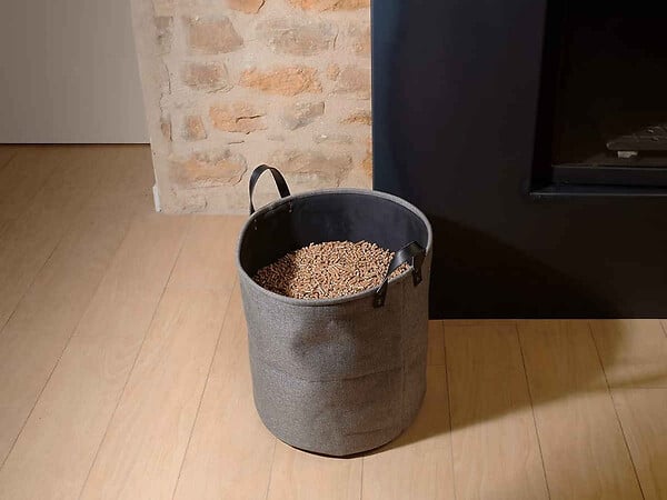 EDA - Sac à granulés tissu souple 60L Jura Montania - Ø 44 x 45 cm - Eda - large