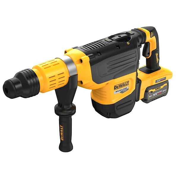 DEWALT - Perforateur SDS-Max XR Flexvolt 54V 19,4J, 52 mm -  - avec 2 batteries 54V 3Ah - coffret - DCH775X2-QW - large