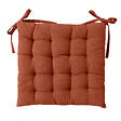 MODE DE VIE - Galette piquée Romeo coton - Terracotta - 40x40cm - vignette