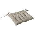MODE DE VIE - Galette piquée Romeo - Coton et polyester - Naturel - 40x40cm - vignette