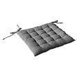 MODE DE VIE - Galette piquée Romeo - Coton et polyester - Gris clair - 40x40cm - vignette
