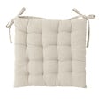MODE DE VIE - Galette piquée Romeo - Coton et polyester - Ecru - 40x40cm - vignette