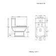 ROGIER & MOTHES - Toilette WC à poser rétro MADRY en céramique - vignette