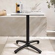 OVIALA - Table de terrasse 70 cm inclinable marbre - Opéra - vignette