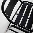 OVIALA - Lot de 4 chaises haute en aluminium noir - Soho - vignette