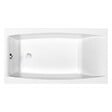 CERSANIT - Baignoire rectangulaire 140x75 cm VIRGO encastrable en acrylique + tablier central - vignette
