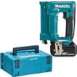 MAKITA - Agrafeuse 7/10mm 2x3Ah 18V  LXT ® MAKITA DST112RFJ en  MAKPAC - vignette