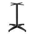 OVIALA - Pied de table ajustable 72/110 cm en aluminium noir - Cork - vignette