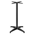 OVIALA - Pied de table ajustable 72/110 cm en aluminium noir - Cork - vignette