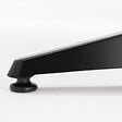 OVIALA - Pied de table ajustable 72/110 cm en aluminium noir - Cork - vignette