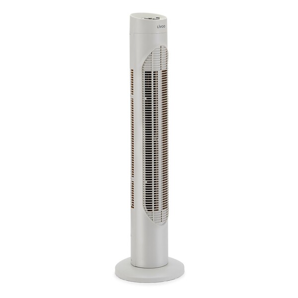 LIVOO - ventilateur colonne 50w 3 vitesses blanc - DOM509C - large