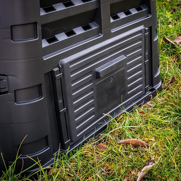 BRIXO - Composteur de jardin 740 Litres 93,3 X 93,3 X H113 cm KOMPOBOX BRIXO - large