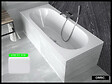 BESCO - Baignoire Droite sans Tablier - 160 x 75 cm - VITAE SANS TABLIER - REPOSE-TÊTE OFFERT - vignette