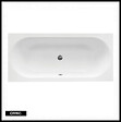 BESCO - Baignoire Droite sans Tablier - 160 x 75 cm - VITAE SANS TABLIER - REPOSE-TÊTE OFFERT - vignette