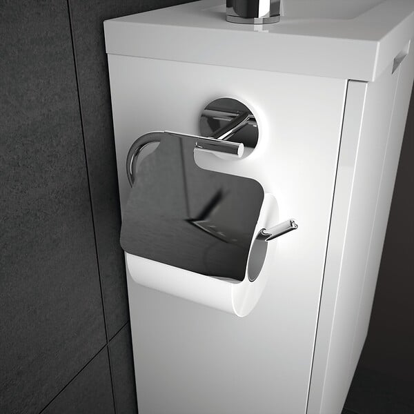 ALLIBERT - Meuble lave-mains Closy pack avec miroir blanc brillant L 40 x H 60 x P 25,2 cm - Allibert - large