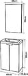 ALLIBERT - Meuble lave-mains Closy pack avec miroir blanc brillant L 40 x H 60 x P 25,2 cm - Allibert - vignette