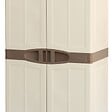 INTEC - Armoire de rangement 2 portes 4 Etagères 70 x 47 x 184cm 4 pieds Charge 100kg max INTEC - vignette
