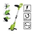 VITO - Coupe bordures 550W Mat téléscopique Coupe 30cm Tête Automatique Fil 1.6mm VITO - vignette