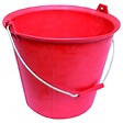 TALIAPLAST - Seau pro rouge 13 litres à poignée et ergots anse 5,3mm - vignette