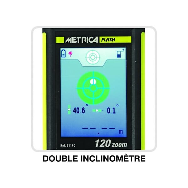 METRICA - Télémètre Flash METRICA 120 Zoom 120m - 61190 - large