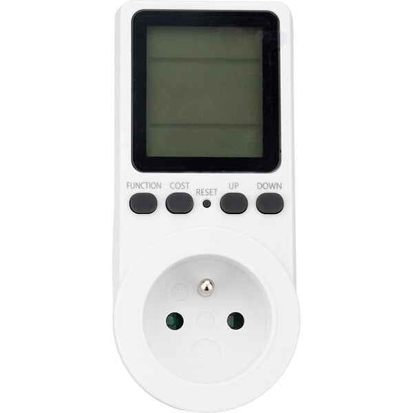 OTIO - Contrôleur de consommation électrique - 8 indicateurs - Blanc - Otio - large