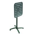 OVIALA - Pied pour table inclinable 108 cm en aluminium vert foncé Klipo - Klipo - vignette