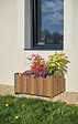 Collections Atlante - Jardinière rectangulaire - Marron - 40x80x50cm - vignette