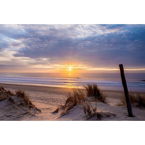 CEANOTHE - Tableau sur toile Plage de Saint Trojan 30x45 cm - large
