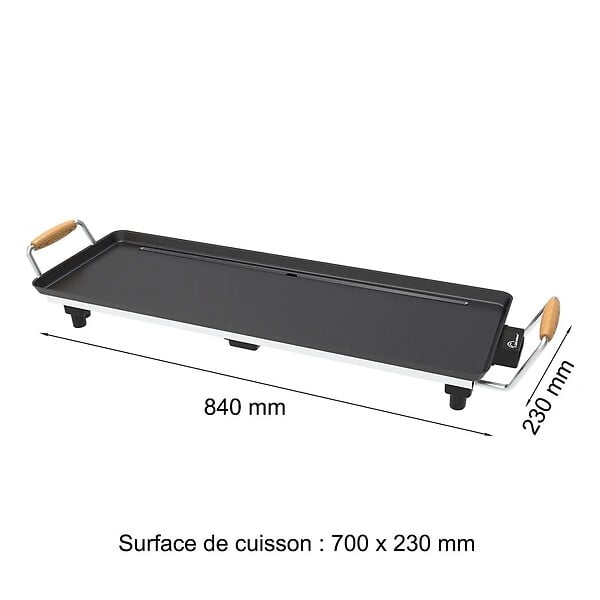 LITTLE BALANCE - Plancha électrique 1800w 70x23cm - 8741 - large