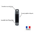 CEANOTHE - Sachet 6 tournettes acier 30mm - vignette
