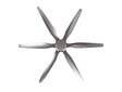 KLASSFAN - Ventilateur de plafond DC argenté avec pales de 166cm et lumière pour 60m2 - vignette